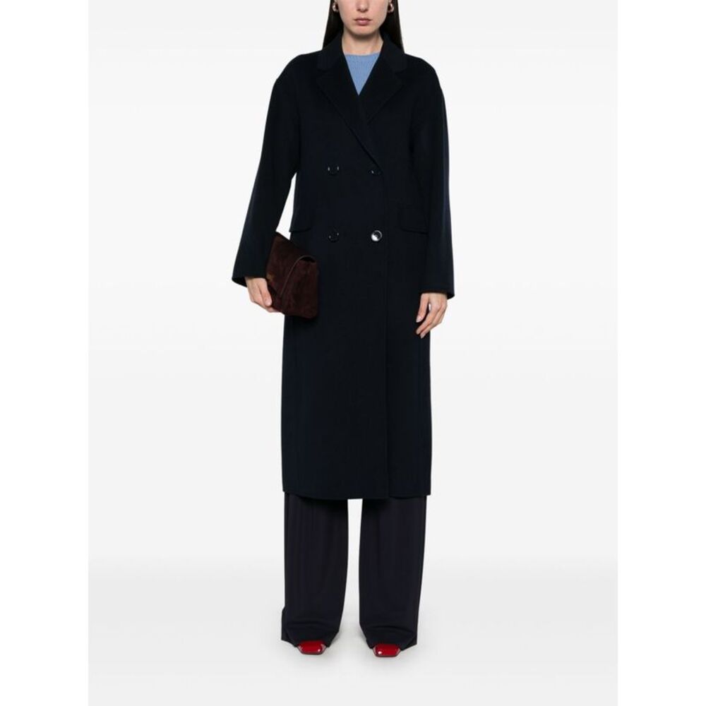 'S Max Mara Women Wool Long Coat - Picture 4 of 5